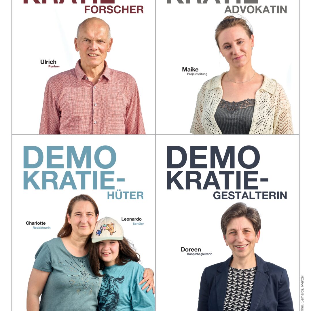 Dein Gesicht für Demokratie - Fotoaktion Demokratie – Akzeptanz – Vielfalt